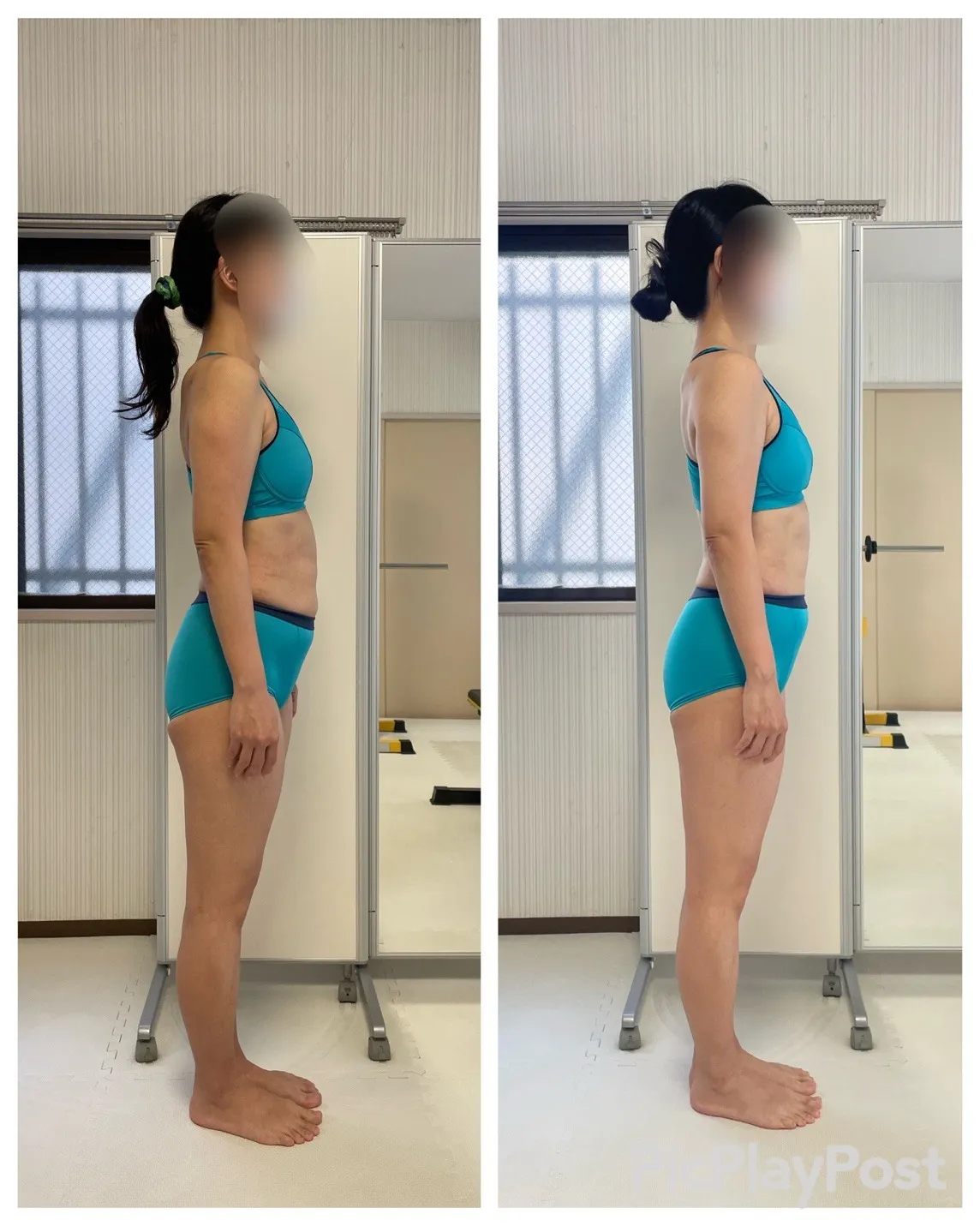【ビフォーアフター】ぽっこりお腹はストレッチで改善！
